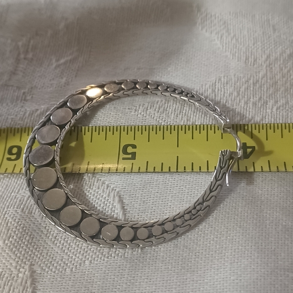 John Hardy Dot Sterling Silver Hoop Earrings